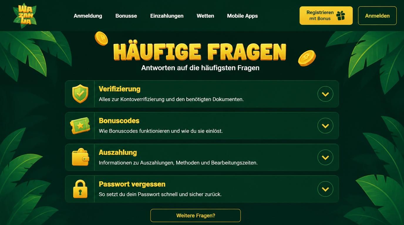 Fragezeichen-Icon, Liste von FAQs auf deutsch, Support Symbole